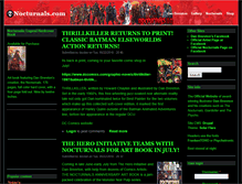 Tablet Screenshot of nocturnals.com